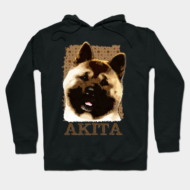 American Akita Hoodie by Nartissima